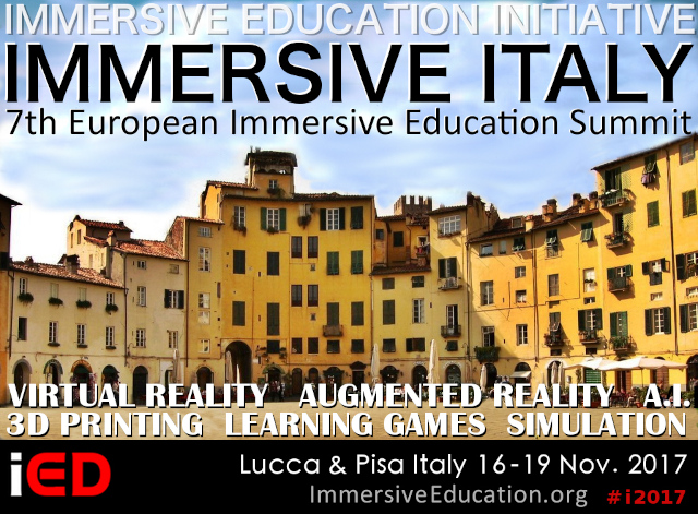 IMMERSIVE ITALY 2017 SUMMIT BANNER : IMMERSIVE EDUCATION