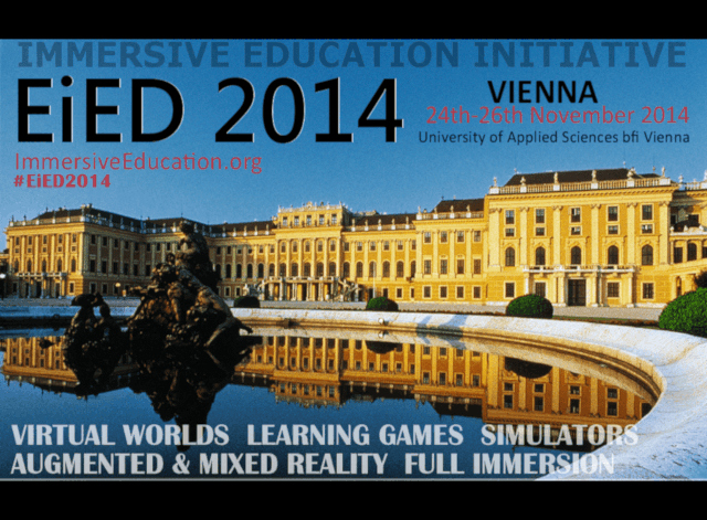 IMMERSIVE VIENNA 2014 SUMMIT BANNER : IMMERSIVE EDUCATION